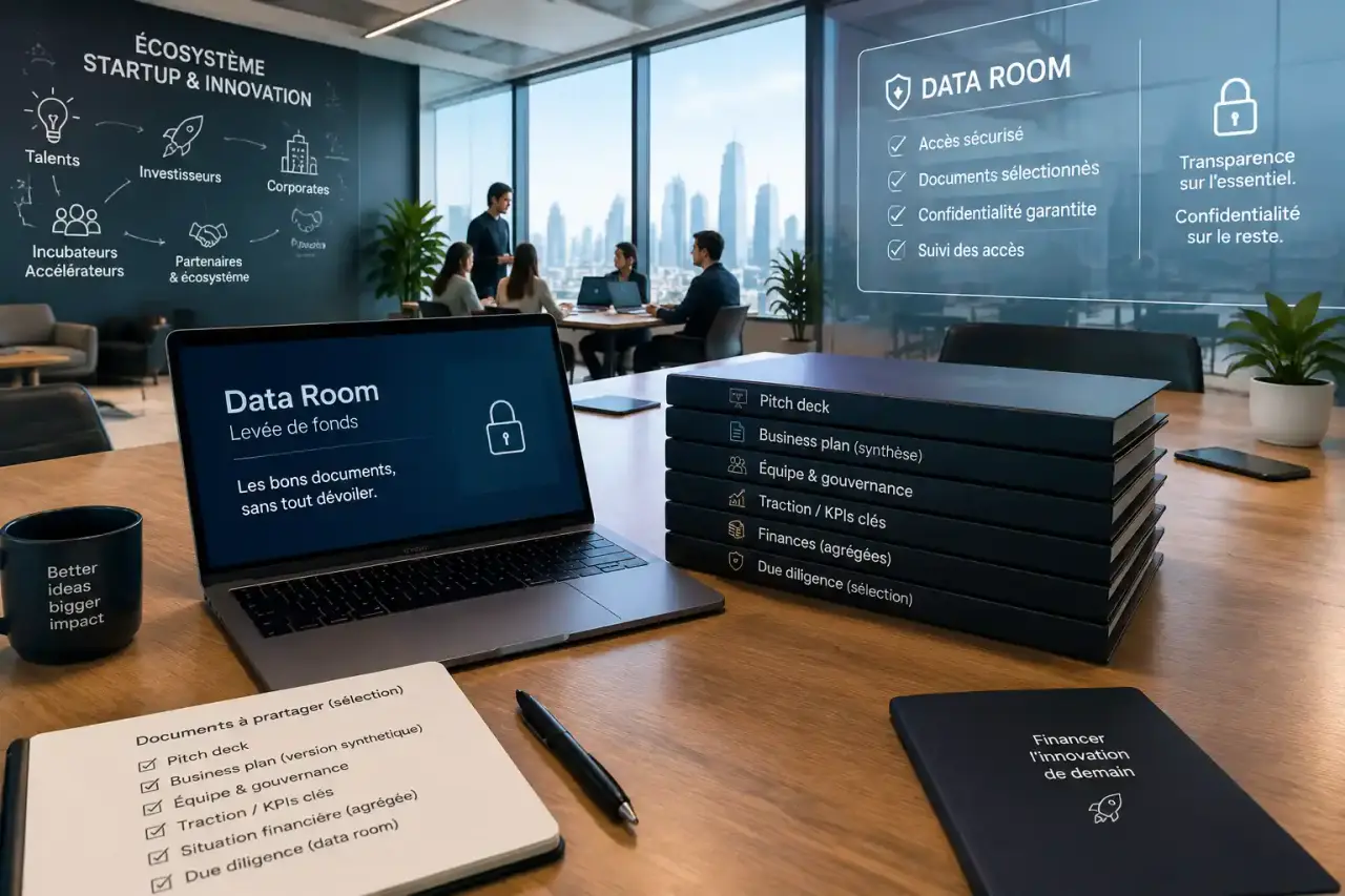 Data room de levée de fonds : les bons documents, sans tout dévoiler