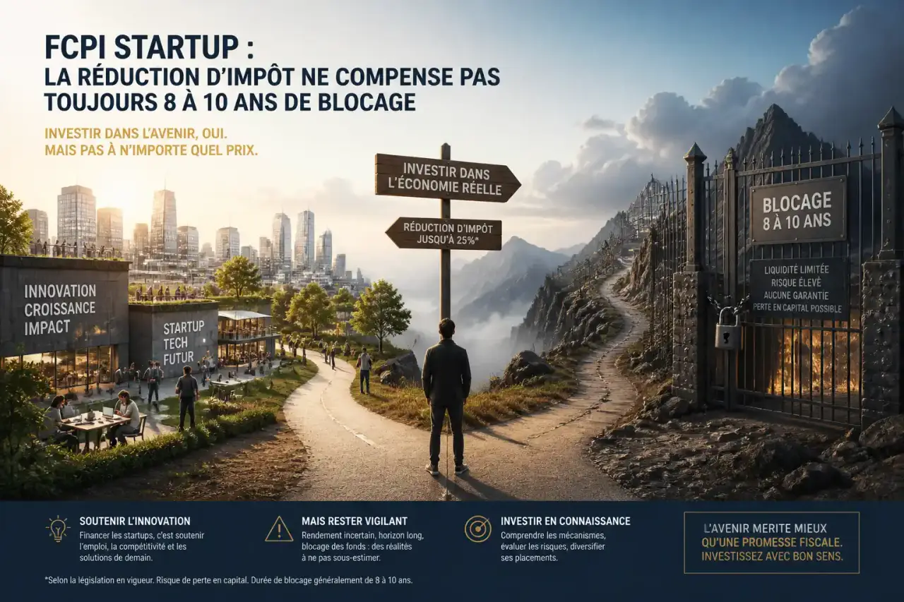 FCPI startup : la réduction d’impôt ne compense pas toujours 8 à 10 ans de blocage
